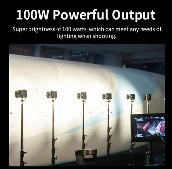 ZHIYUN MOLUS X100 Combo 100W COB LED Light Outdoor Photography Lighting Photo/Video Shooting Handheld Portable Pocket Light detail image