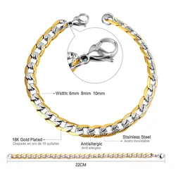 LIFETIME JEWELRY 5mm Miami Cuban Link Bracelet - 24k Gold Plated For Men & Women (7, 8, Or 9 Inch) - View #4