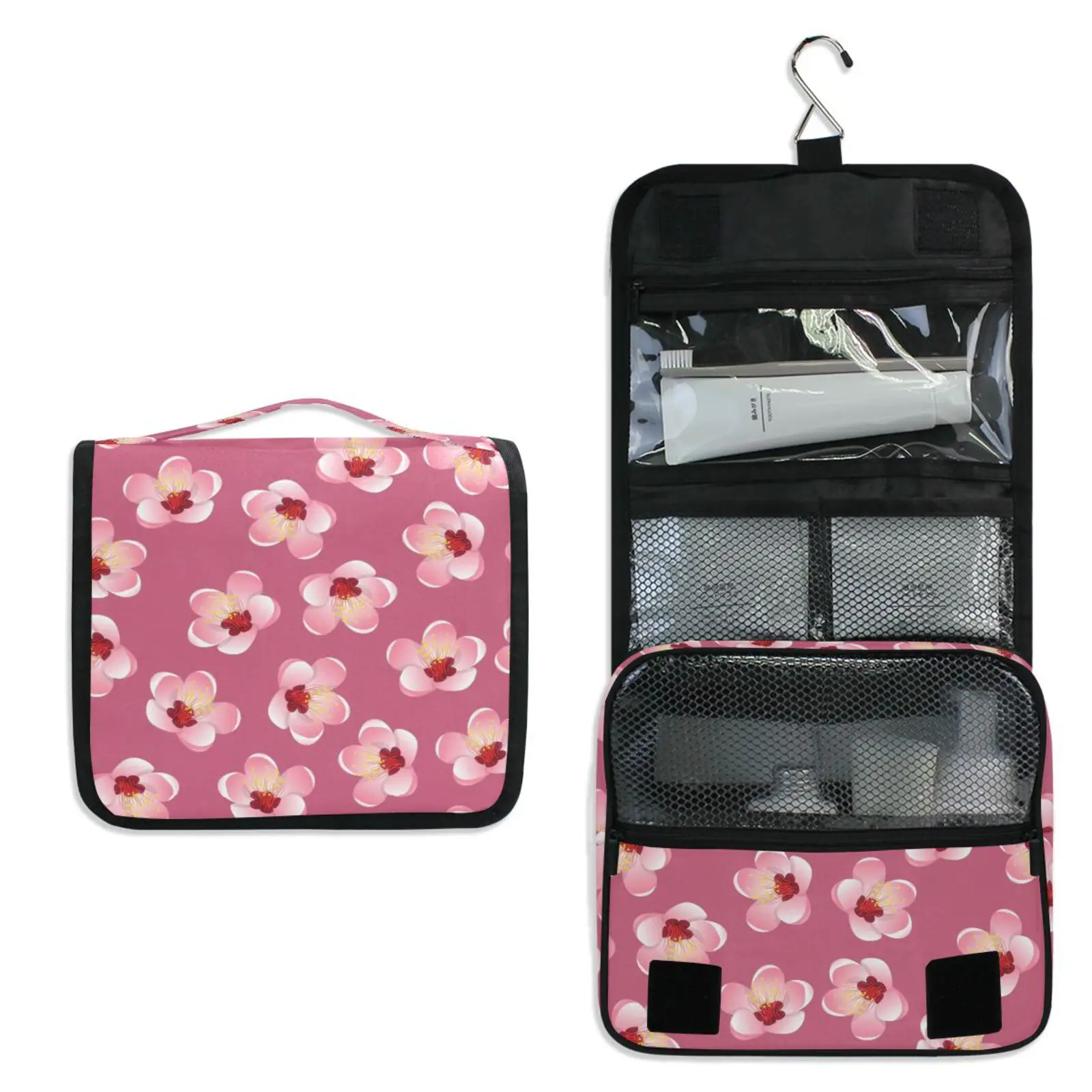 Hawaiian Custom Red Hau Flower Durable Hanging Toiletries Organizer Cosmetic Makeup Storage Pouch Toiletry Bags for Travel| Alibaba.com Hawaiian Custom Red Hau Flower Durable Hanging Toiletries Organizer Cosmetic Makeup Storage Pouch Toiletry Bags for Travel| Alibaba.com