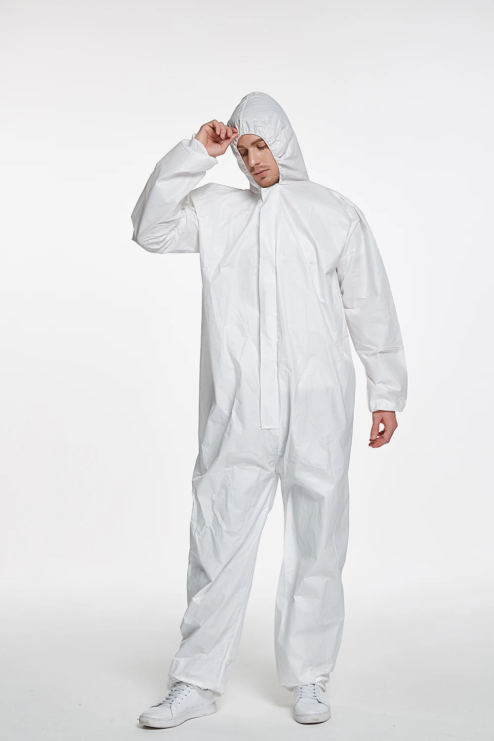 SJ Disposable Protective Coveralls 3 protection Suit PPE Safety Clothing CE EN13034 Microporous Coverall Suit OEM Wholesale
