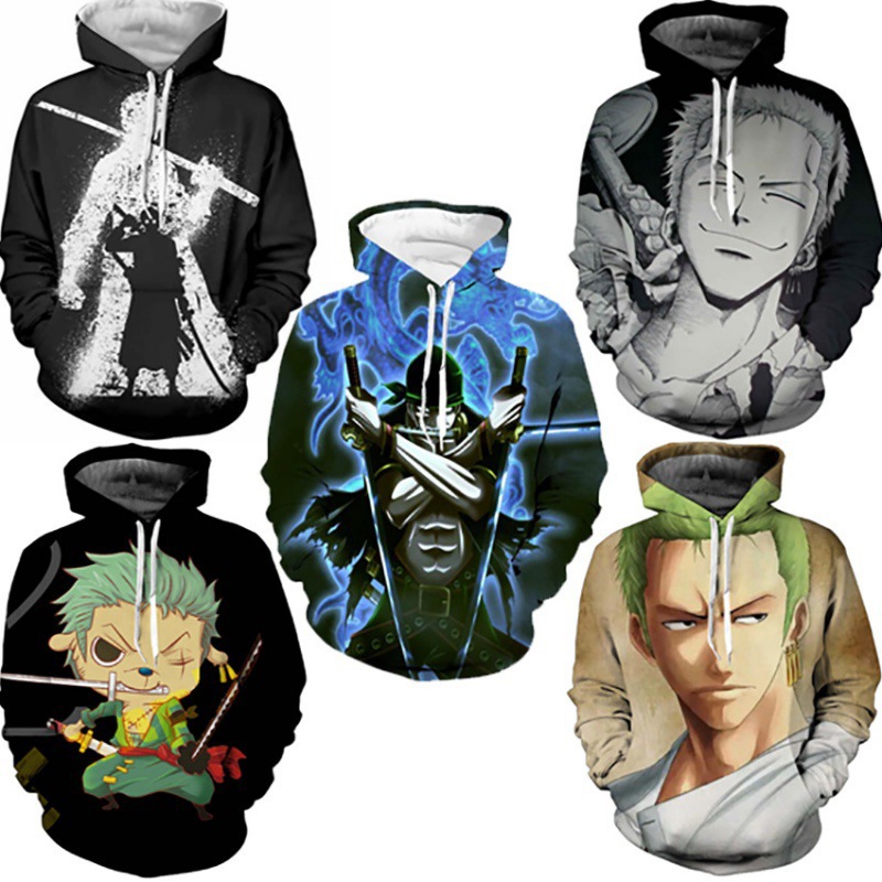 One Piece Hoodie Anime - Customizable Oversized Sweatshirt