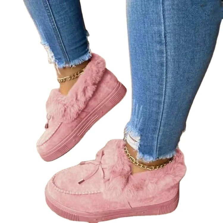 casual shoes winter round head thick bottom snow boots shoes