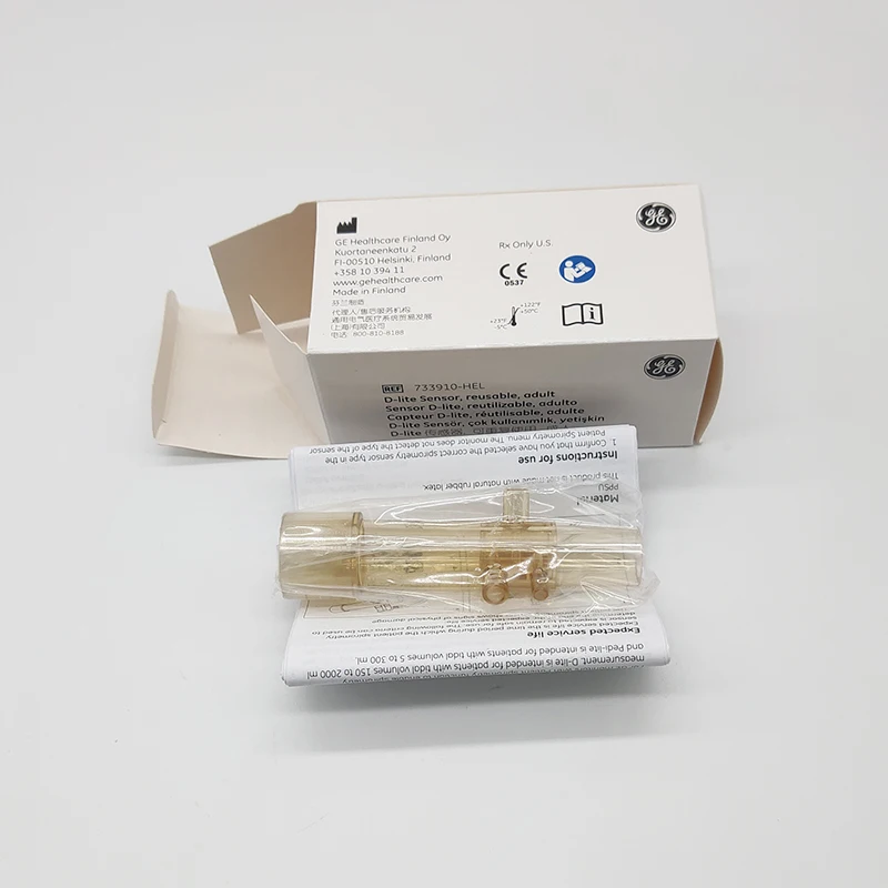 reusable adult Original 733910-HEL GE Spirometry D-lite Sensor