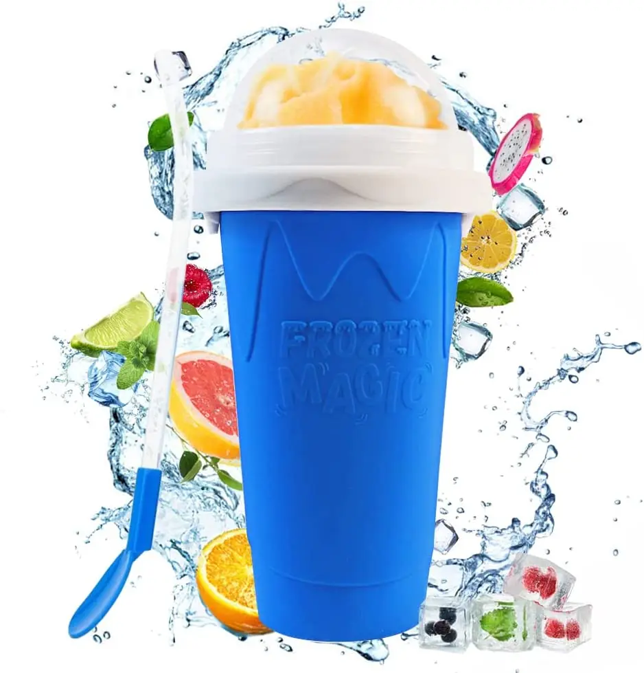 Silicone Magic Cup Magic Slushy Maker Squeeze Cup Slushie Maker ...