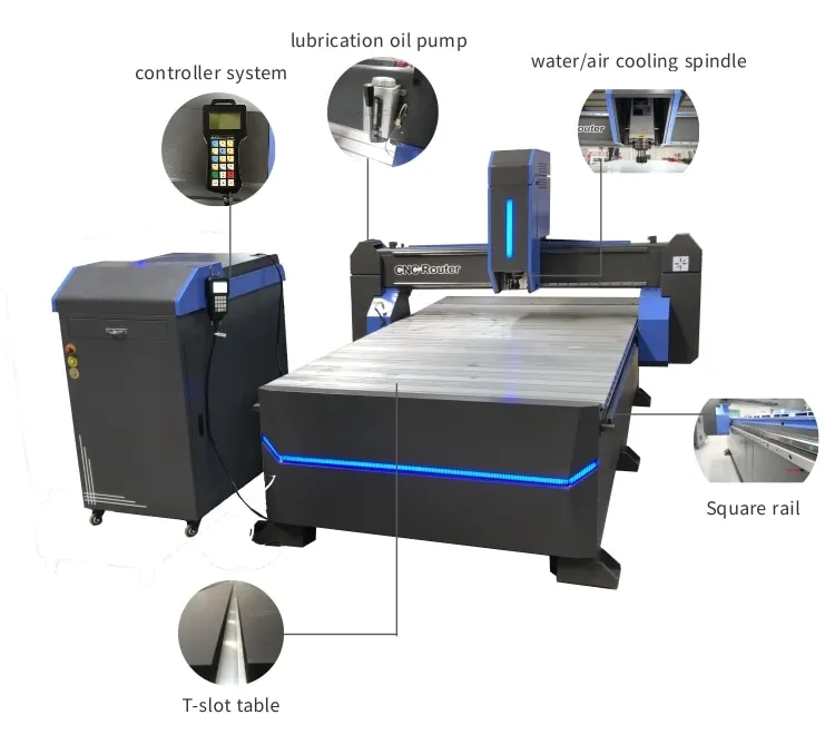 Large Chinese 1530 5x10 CNC Wood Router Price Machine CNC Wood 4x8 3kw ...