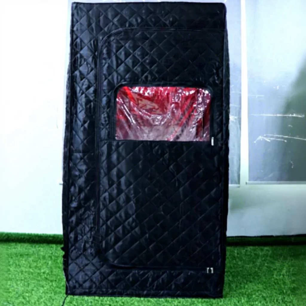OHO Indoor Personal Sauna Box Room Far Infrared Sauna Tent Led Red Light Therapy Portable Full Body Dry Sauna Tent