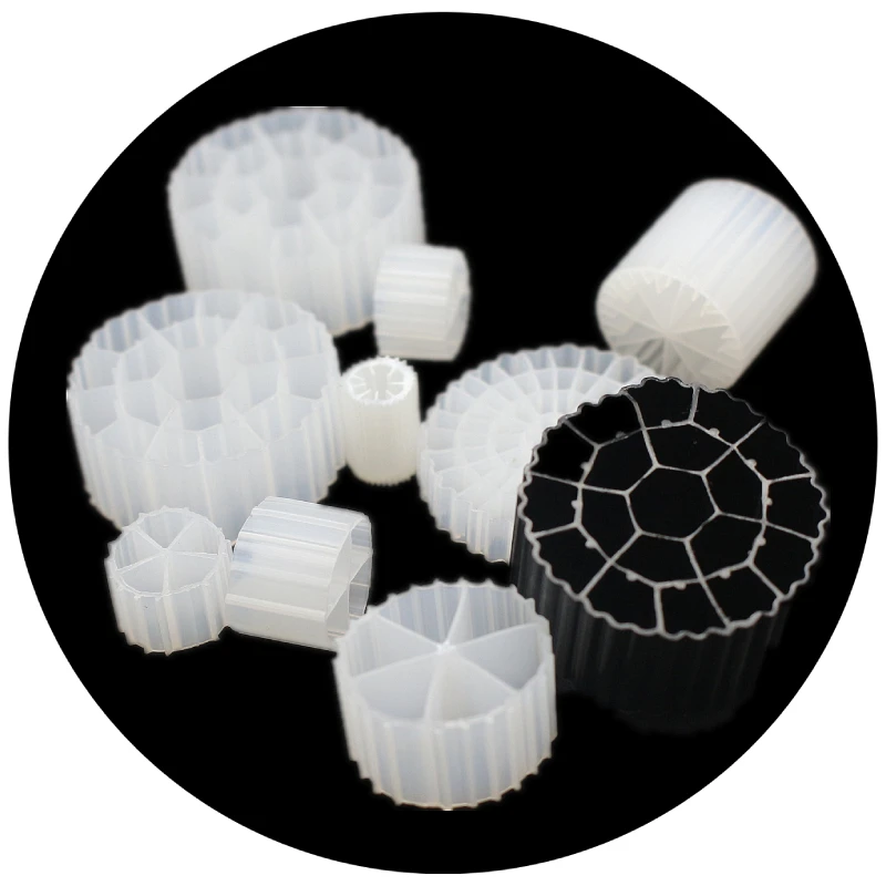 PE08 K2 K5 HDPE Plastic MBBR Bio Filter Media Moving Bed Bilofilm Reactor for Water Treatment