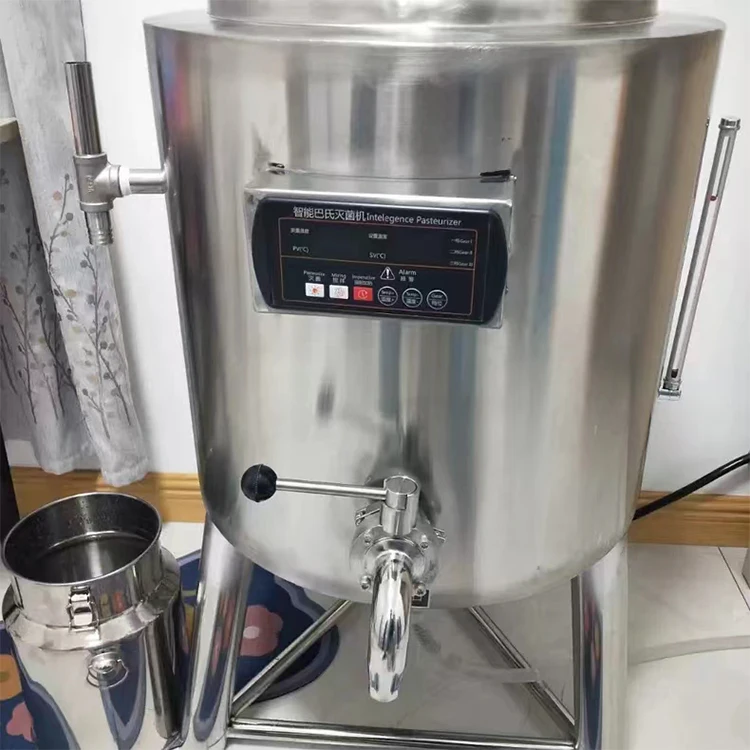 30L 50L 75L 100L Factory Price Small Automatic Milk Pasteurization Machine for Making Yoghurt