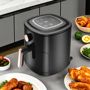 4L Best Hot Sale Electric Deep Air Fryer Non-stick Cooking Pot Digital Over Heating Protection Function Air Fryers