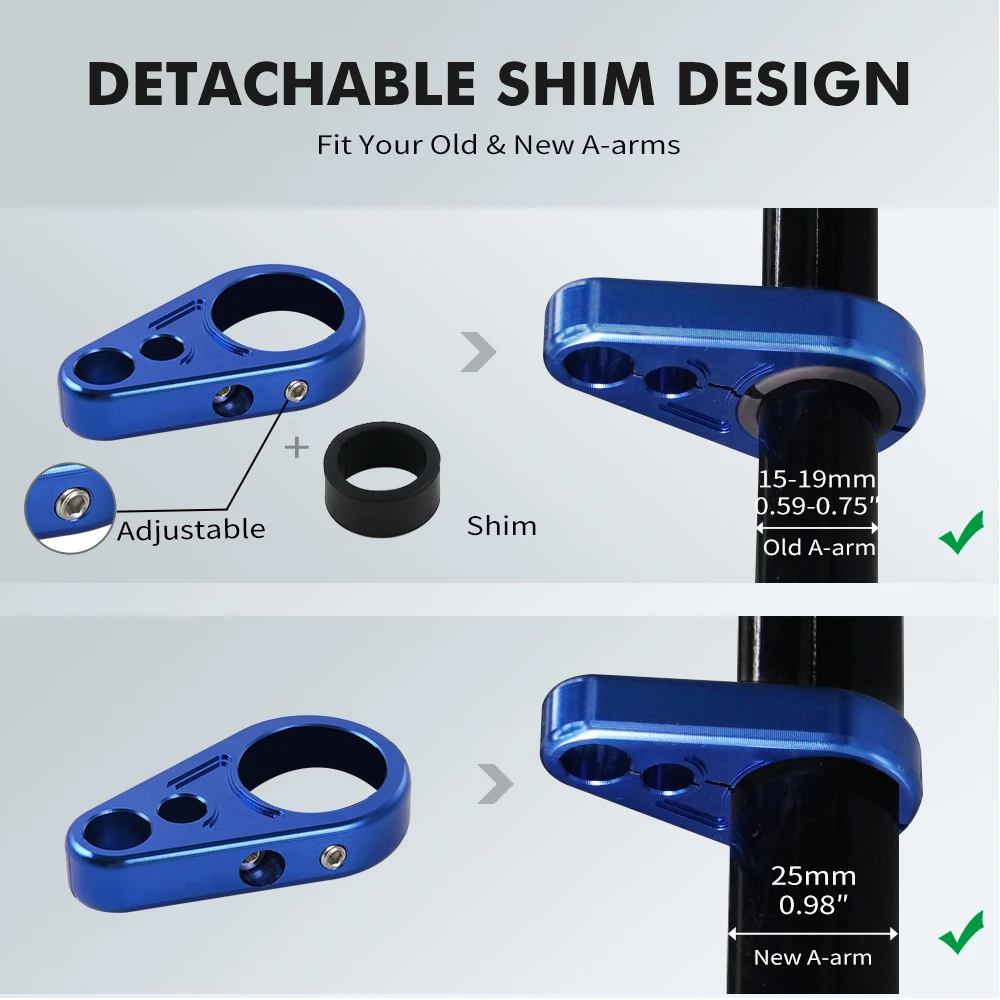 Atv Cnc Billet Brake Line Clamps For Yamaha Yfz 450 Yfz450r Raptor 250