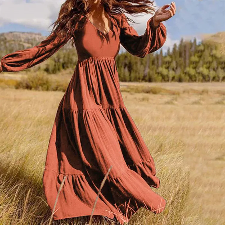 chinese dress ladies Amazon.com: DANCOLOR Puff Sleeve Ruffle Hem Smock Dress Loose Flowy Shift  Dresses Sundresses Women's Short Sleeve Puff Swing(Size:Small) : Clothing,  Shoes & Jewelry