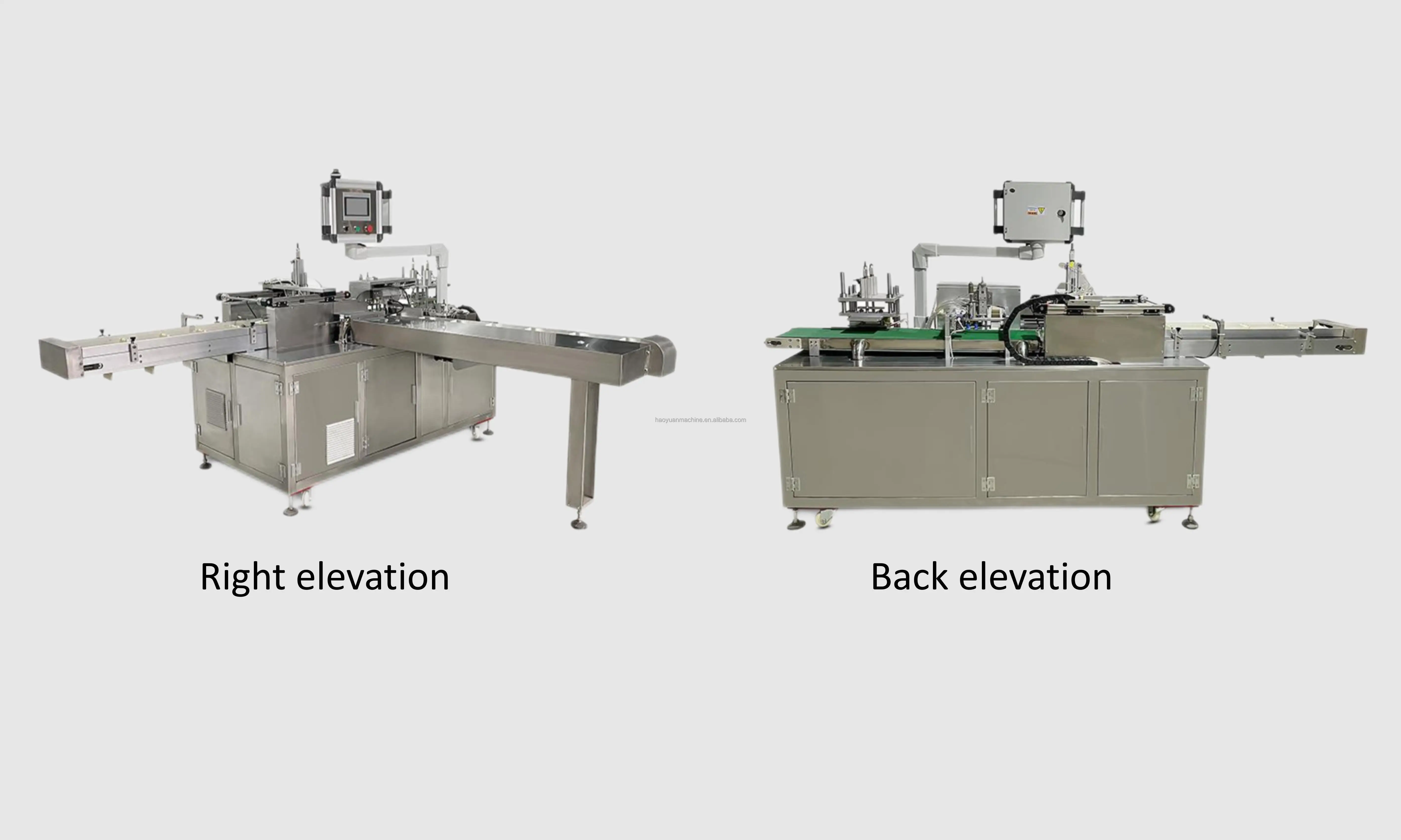 Haoyuan HY-100 Automatic Multi-function Doypack Packing Machine Plastic Packaging Four Side Sealing 25bag/min manufacture