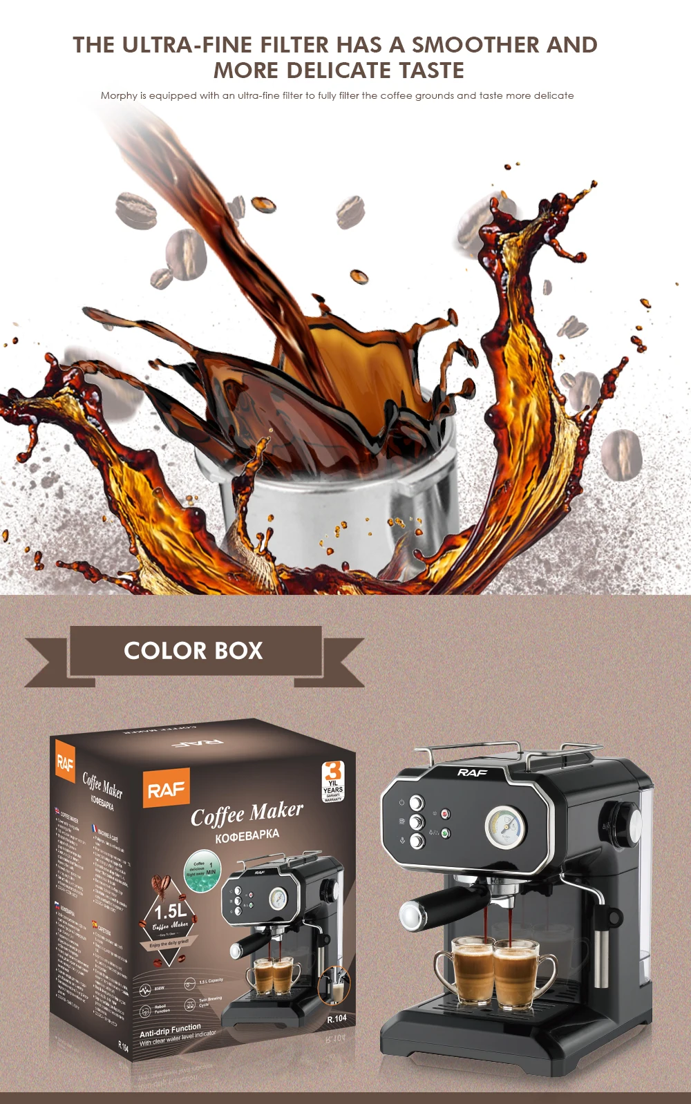 Best Coffee Brewing Machine Fully Automatic Commercial Smart Espresso