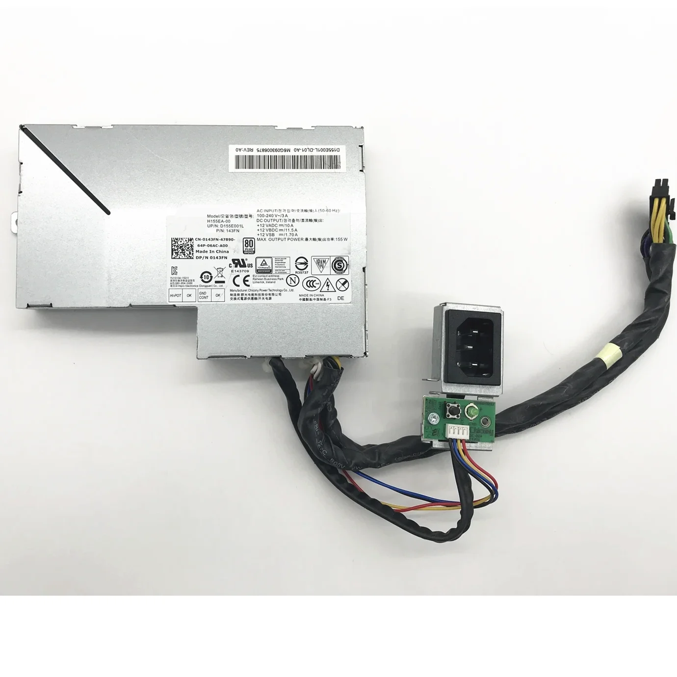 Original 155W Power Supply for Dell OptiPlex 3240 7440 AIO