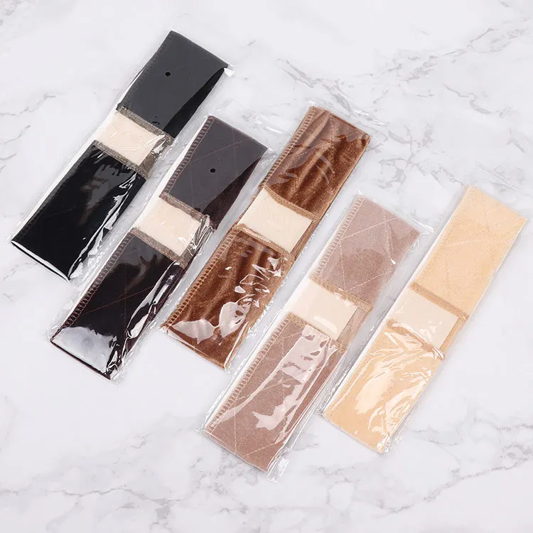 Softmajor парик шнурка группа захвата бархат ручной работы Нескользящие парик сцепление для хранения вашего парика