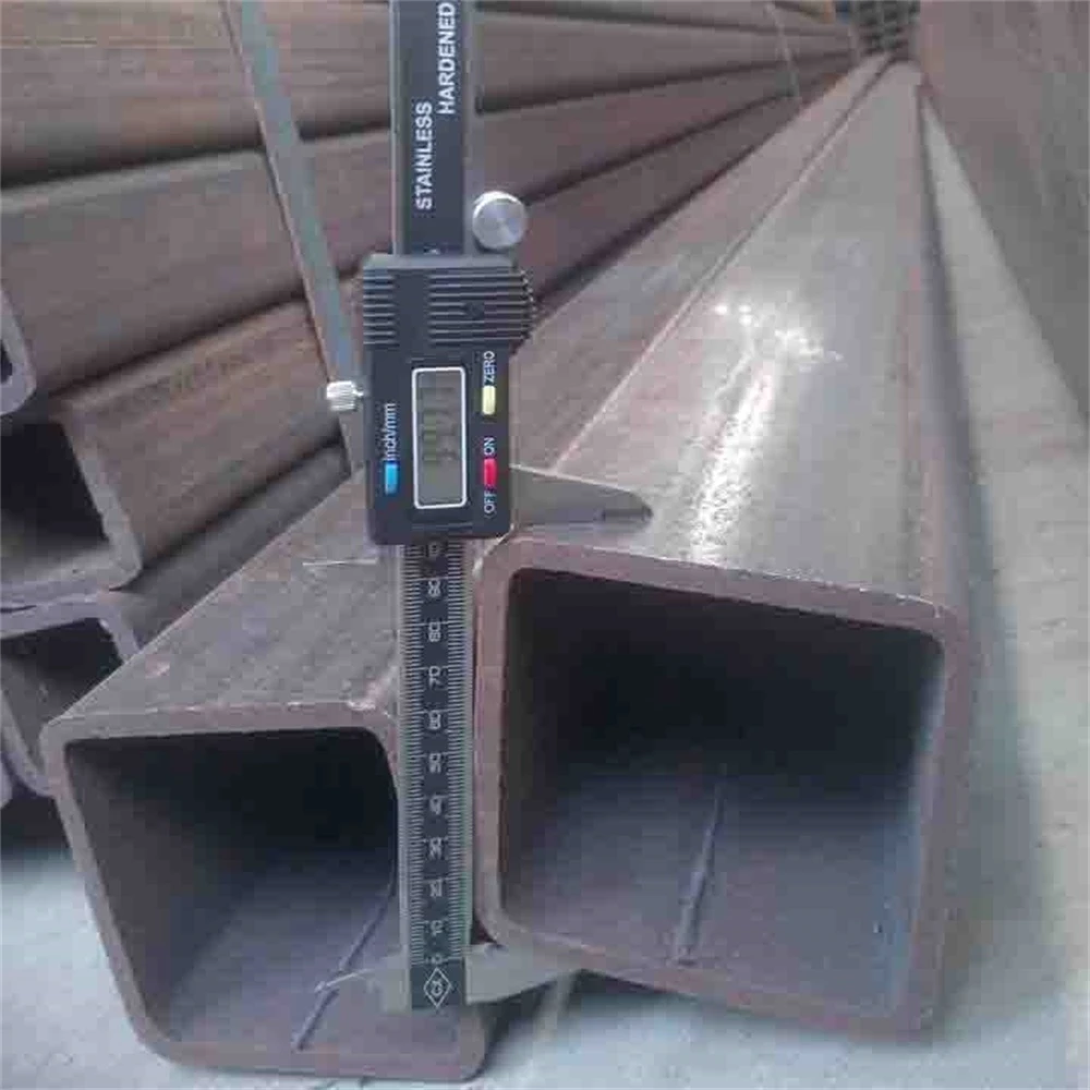 ASTM A500 Square Pipe Building Material Mild Carbon Square Tube Size100X100 Welded Steel Pipe Square Tube Galvanized Steel Tube
