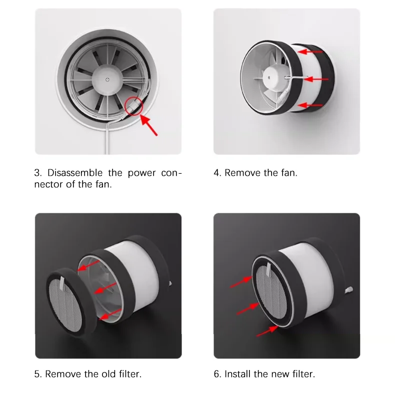 Control Ventilation Duct Fan, 12V DC, No - detail 38