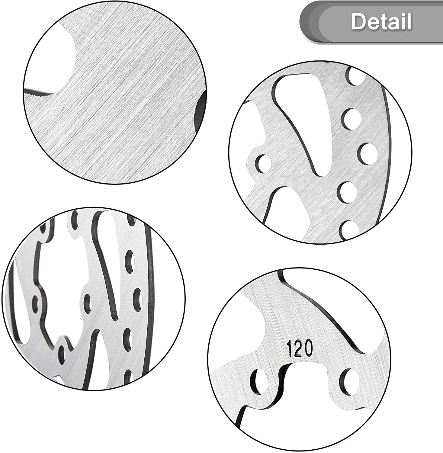 Superbsail 120MM Brake Disc Rotor Pad Replacement Spare Parts Accessories For M365 Pro Electric Scooter Brake Disc supplier