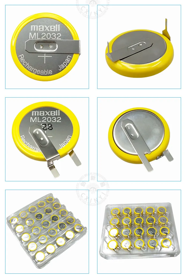 Maxell Ml2032 3v Rechargeable Button Cell Battery For Smart Devices