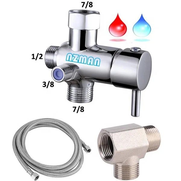 nzman hot/cold mixing valve shattaf bidet