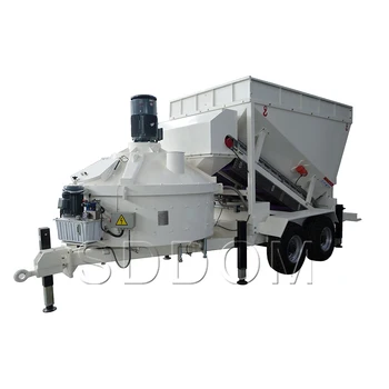 Small precast electrical 20m3 mobile concrete batching plant machine drawing jobs in Singapore