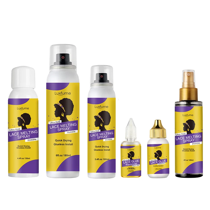 Wholesale Lace Wig Glue Sets Lace Melting Spray Wig Adhesive Lace Glue