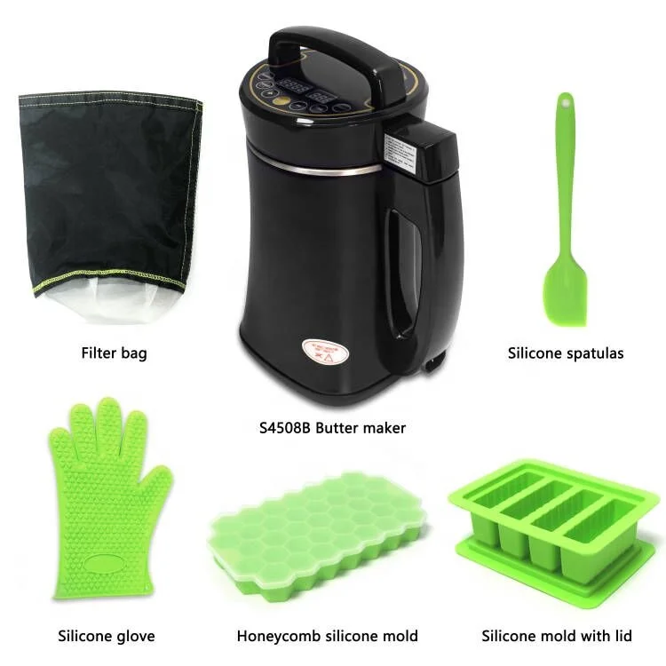 6 in 1 Butter Maker Infuser Decarboxylation Tincture Oil Temperature Adjustable Self Clean Plant Extraction 304 Stainless Steel