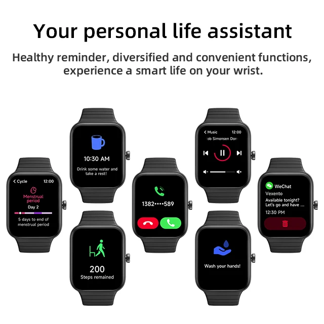 Pulsera Gcm Smartwatch | Accesorios De Nylon | Diversidad