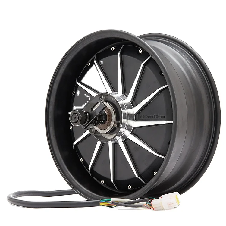 12 Inch 72V 2KW Hub Motor Electric Brushless Power Wheel Motors for  Motorcycle