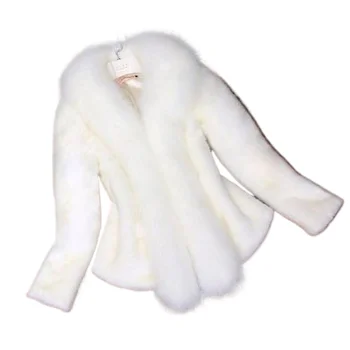 2024 fur coat female short long sleeve slimming fox hair Korean version 2021 autumn/winter new model