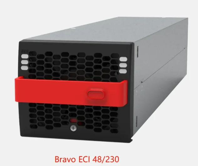 (Part No. T611730201) Bravo 10 - 48/230 Modular inverter to efficiently secure critical applications from 1.25 kVA CE+T