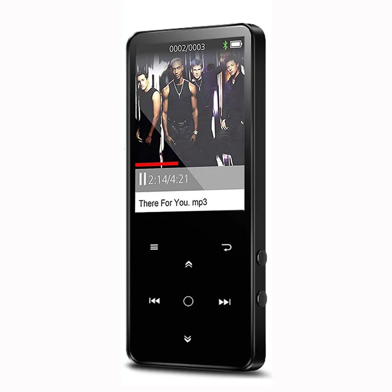 Lecteur MP3/MP4 Benjie K11 Bluetooth 5.0, Tactile 2,4 Pouces, 4 Go, Noir