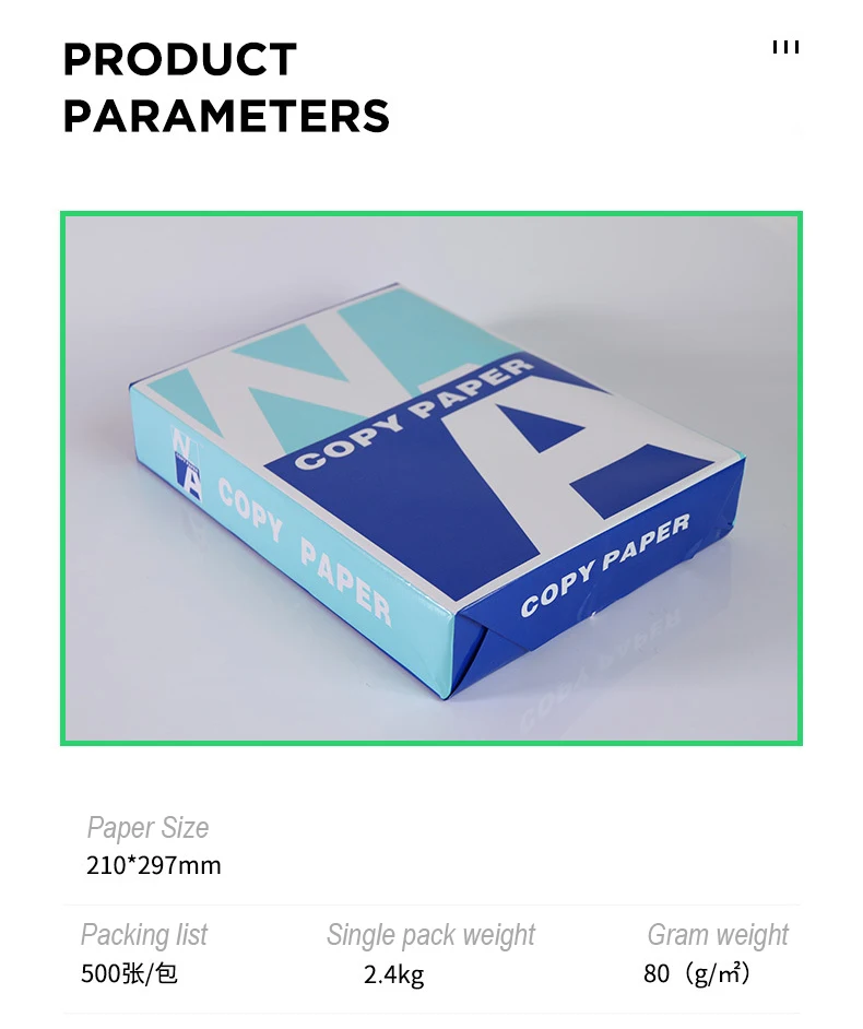 Office School A4 Copier Paper 100 Pure Wood Purpose Copy Paper A4 Pulp