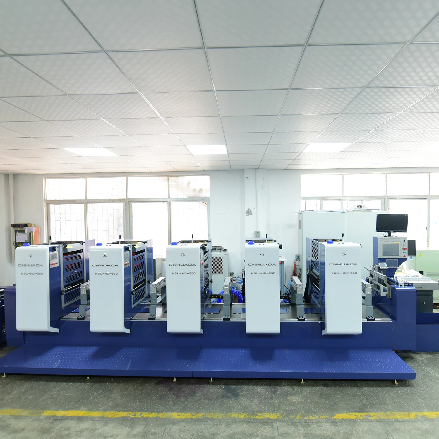 Offset Printer Price 4 Color Offset Printing Machine High Speed Plastic Film Roll to Roll Rotary Label Printing Machine