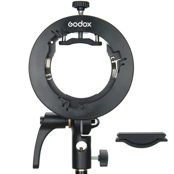 Godox S2 Bracket Speedlite Camera Flash Bracket Bowens Mount for Godox V1 AD200Pro AD400Pro TT685 TT600 TT350 AD200 V860II detail image