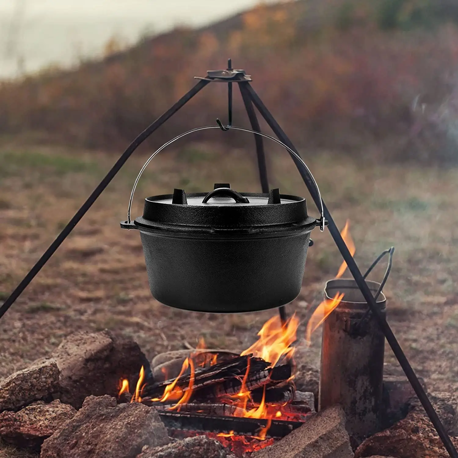 
Эмалированная чугунная посуда 5QT, голландский горшок для духовки 