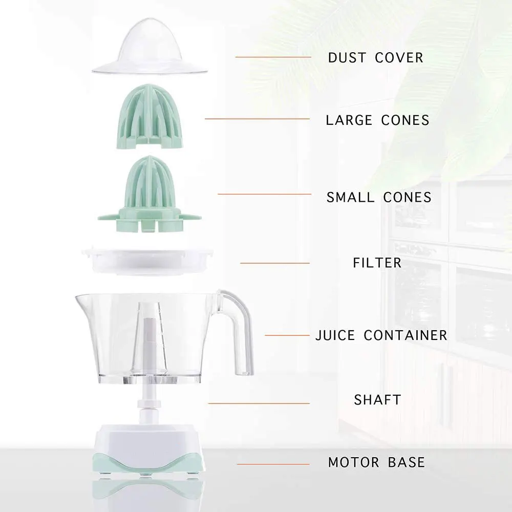 Electric Citrus Juicer Pulp Control Orange Squeezer 40W Electric Lemon Juicer for Grapefruit Orange Lemon Extractor