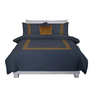 Custom Embroidery Bed Sheet Comforter Sets Bedding Comforter Sets Luxury Bedding