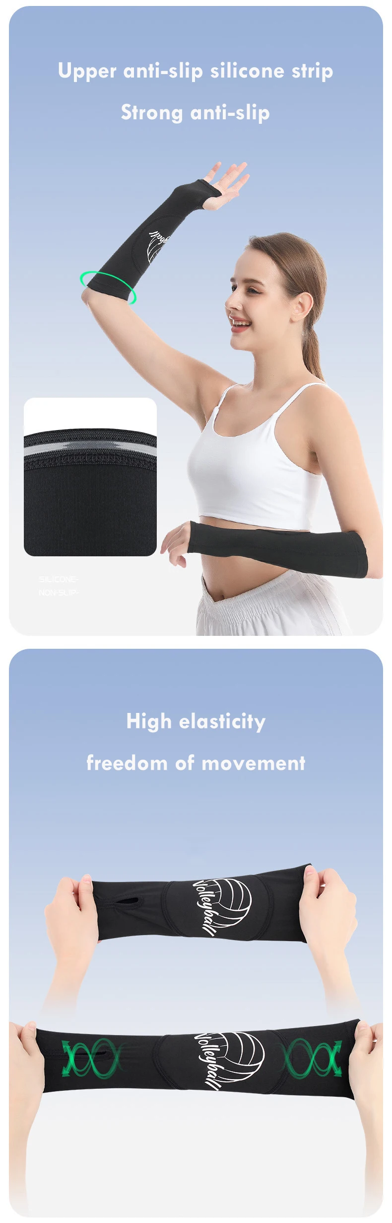 Anti Collision Pressurized Forearm Pad Volleyball Arm Compression