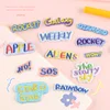TEXT 5 (Iron on)-13pcs/set