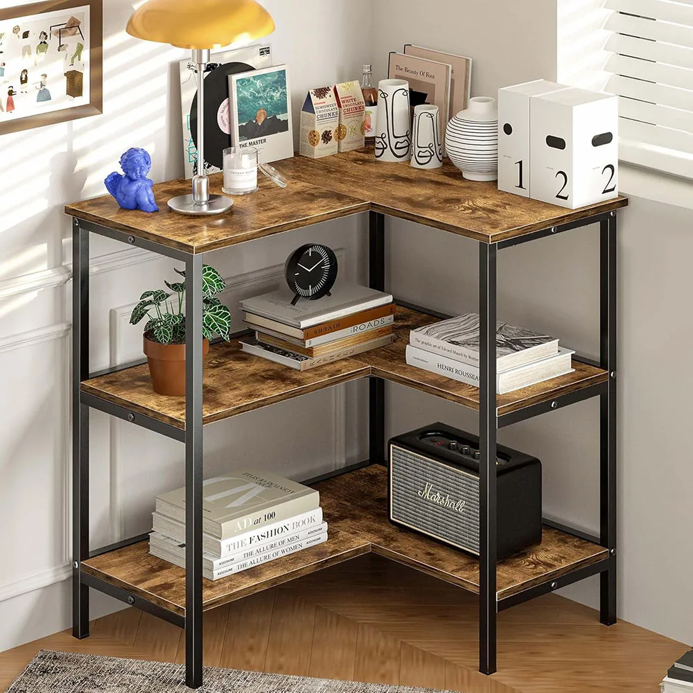 product modern 3 tier open corner storage shelf for home office for living room-0
