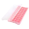 36 ช่อง สีชมพู พร้อมฝาปิด รุ่น C21Q2