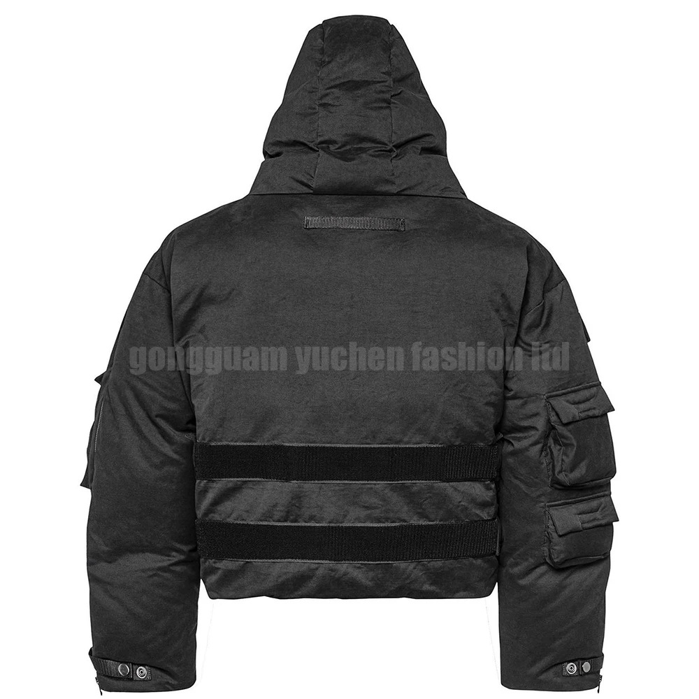 Men's Waterproof Puffer Jacket For Winter With Multi Pockets_voghion.com