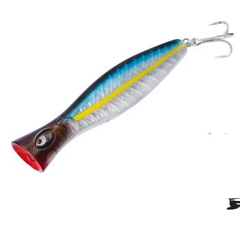 Fishing Sea Saltwater Floating Lure Bodies Artificial Bait Marine Fishing Tackle Bright Popper Lures – Popper – view 2