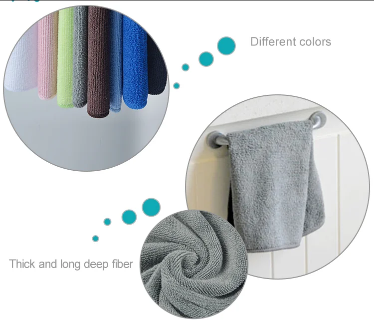 Wholesale Sweat Absorbing Printed Microfiber Sport Fitness Towel Custom