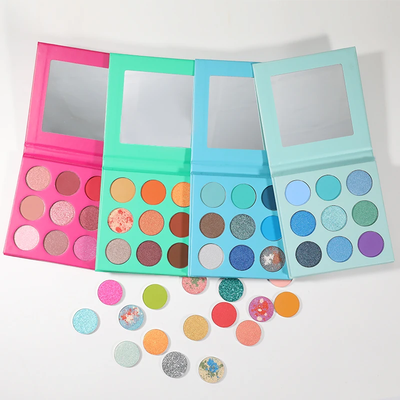 OCHAIN, лидер продаж, Новый красочный пигментированный роскошный веганский макияж для глаз, индивидуальная этикетка, палитра теней для век, тени для век