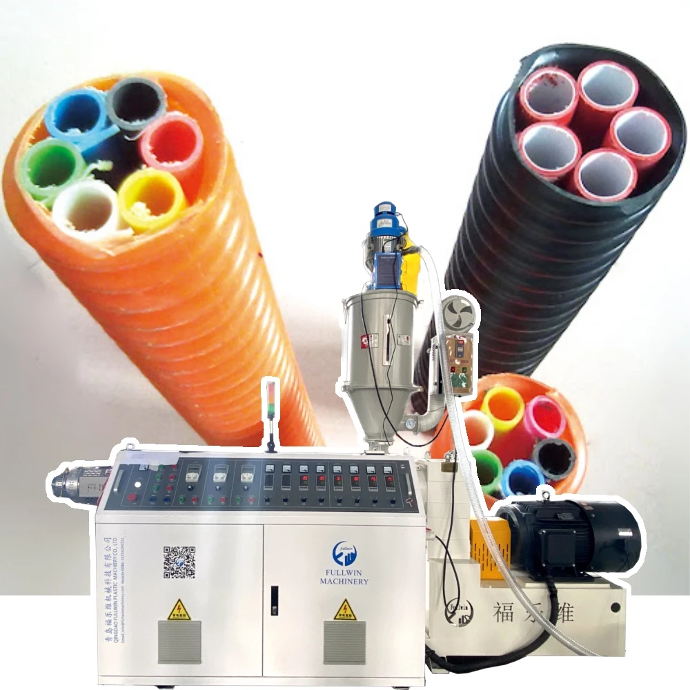 Hdpe Porous Power Pipe Threading Cable Cod Pipe Extrusion Machine ...