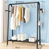 100CM - Black [Single-layer mesh garment hook].