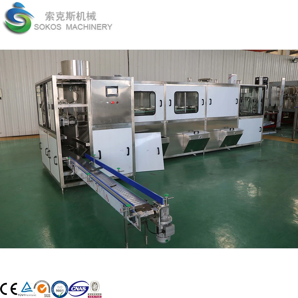 Advanced Automatic Barrel Water Filling Machine for 5 Gallon Bottling Filling Plant