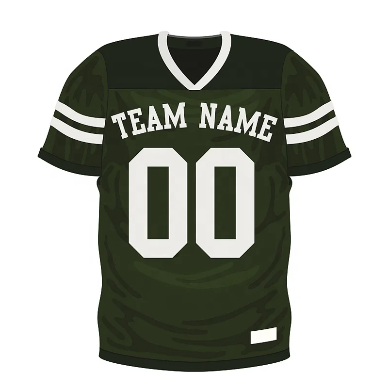 Design Your Own Logo Team Name Sublimated Print Made American Football Jersey Mesh Uniform Shirts